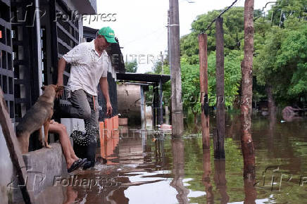 Heavy rains in Puerto Carreno