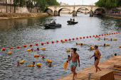 River Seine opens for public swimming at three sites in Paris