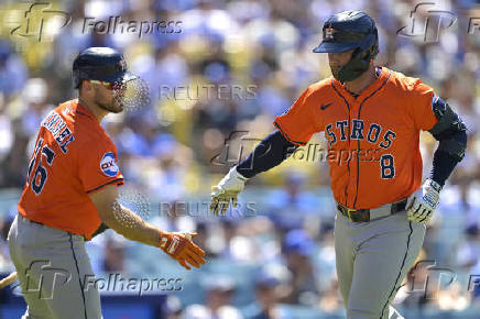 MLB: Houston Astros at Los Angeles Dodgers
