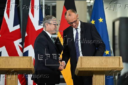 German Chancellor Friedrich Merz visits London to sign landmark treaty