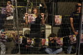 Protest demanding the release of hostages kidnapped during the attack on Israel by Hamas, in Jerusalem