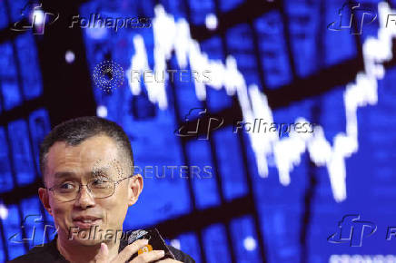 Binance founder Changpeng Zhao, also known as CZ, attends the Bitcoin Asia conference, in Hong Kong