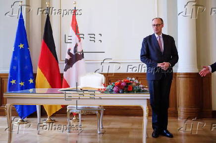 German Chancellor Merz meets Governing Mayor of Berlin Kai Wegner