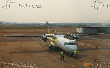 Aeronave do mesmo modelo do avião que caiu em Vinhedo (SP)