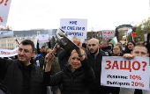 Protest by Restaurant and the tourist industry in Sofia