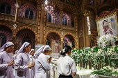Mass in honor of late Pope Francis at the Assumption Cathedral, in Bangkok