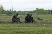 Spanish army airborne brigade lands near Daugavpils