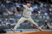 MLB: Texas Rangers at New York Yankees
