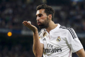 FILE PHOTO: Real Madrid's Arbeloa blows a kiss as he celebrates after scoring a goal against Almeria in Madrid