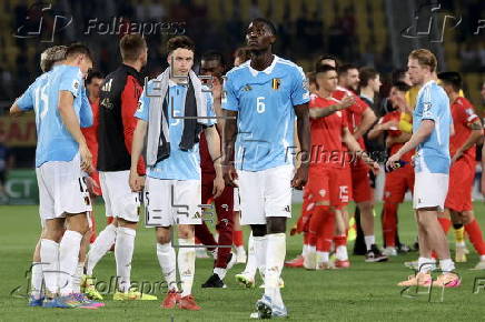 FIFA World Cup 2026 qualifier - North Macedonia vs Belgium
