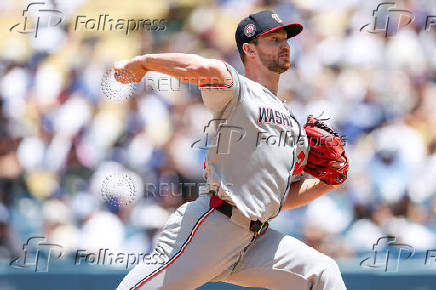 MLB: Washington Nationals at Los Angeles Dodgers