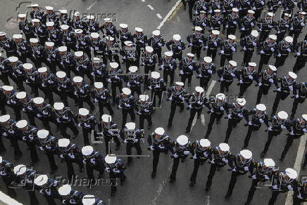 General rehearsal for Russia's annual Victory Day parade in Moscow