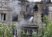 At least two people died and seven people were injured during the overnight Russian attack in Kyiv