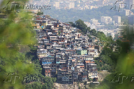 Comunidade dos Prazeres no Rio de Janeiro.