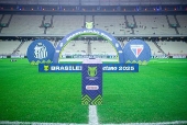 FORTALEZA, CE, 12.06.2025-BRASILEIRO SERIE A-FORTALEZA (CE) X SANTOS (SP)