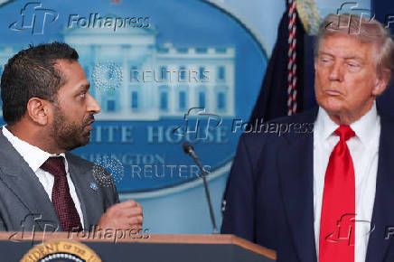 U.S. President Trump meets members of the media at the White House in Washington, D.C