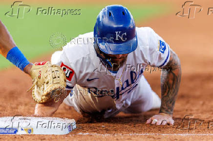 MLB: Texas Rangers at Kansas City Royals