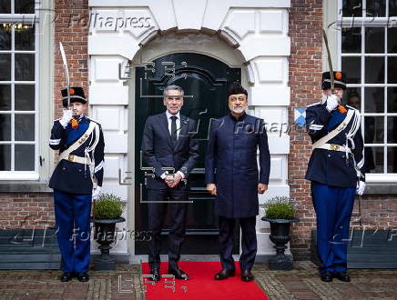 Sultan Haitham bin Tariq Al Said of Oman on a state visit to The Netherlands