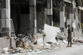 Aftermath of an Israeli airstrike, in Sanaa