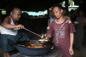 Myanmar prisoners of war held in rebel camp
