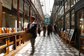The covered Jouffroy passage in Paris