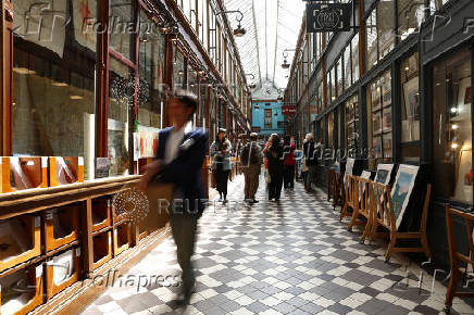 The covered Jouffroy passage in Paris