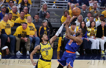 NBA: Playoffs-New York Knicks at Indiana Pacers