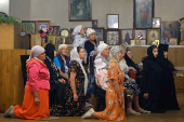 Parishioners celebrate Holy Trinity Day at damaged convent in Donetsk region amid Russia-Ukraine conflict