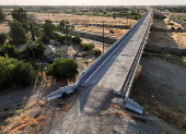 California High-Speed Rail bridge in Madera