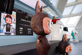 Auction for Labubu toys and figurines in Beijing