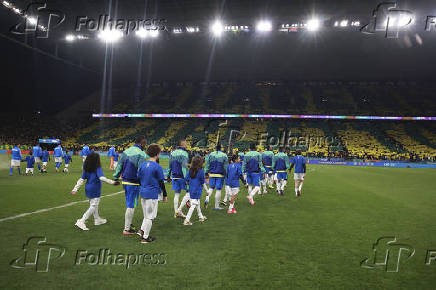 Partida das eliminatórias sul-americanas da copa do mundo de 2026 entre brasil x paraguai