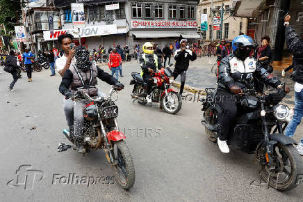 Demonstration against the death of a Kenyan blogger Albert Ojwang who died in police custody, in downtown Nairobi
