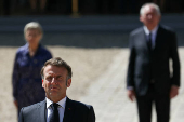 Ceremony marking the 85th anniversary of late French General Charles de Gaulle's World War II resistance call