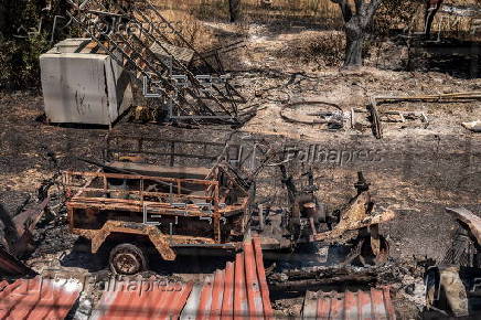 Wildfires continue to rage on Greek island of Chios