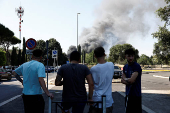 Several injured in Rome after gas station explodes