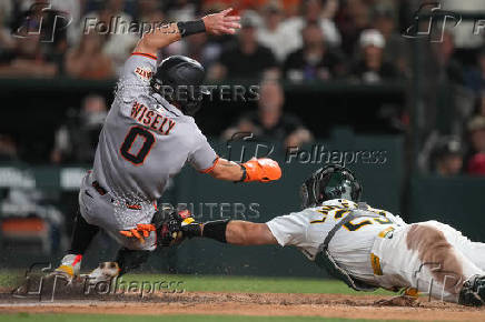 MLB: San Francisco Giants at Athletics