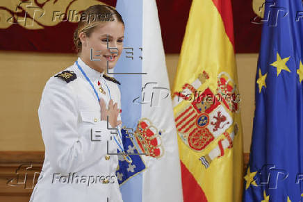 La princesa Leonor recibe la Medalla de Oro de Galicia