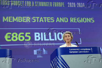 European Commission President von der Leyen attends press conference in Brussels