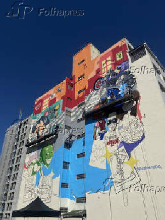 Grafite em execução no Elevado Presidente João Goulart