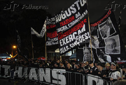Protesto da Gaviões da Fiel no Parque São Jorge