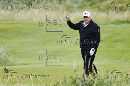 US President Donald Trump visits Scotland