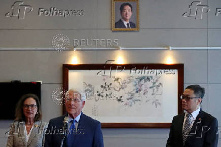 U.S. Senator Roger Wicker arrives in Taiwan