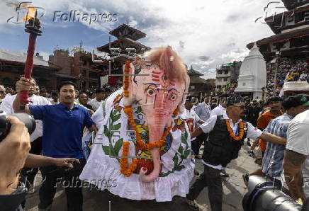 Nepal's Indra Jatra festival in Kathmandu