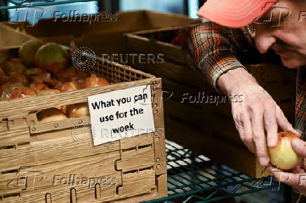 Food pantry is busy, weeks into the continuing U.S. government shutdown, in Fountain