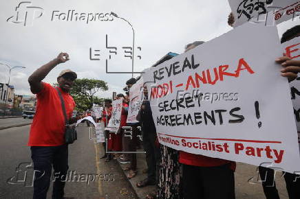 Protest against India-Sri Lanka agreements
