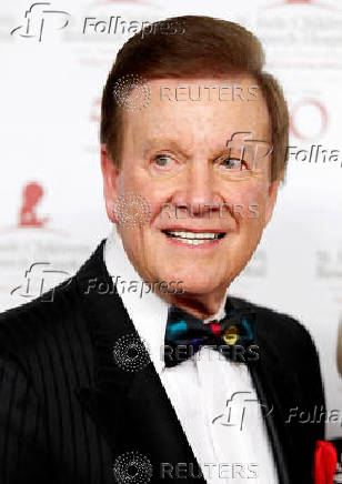 FILE PHOTO: Wink Martindale poses at the benefit gala of St. Jude Children's Research Hospital in Beverly Hills