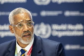 WHO director general press briefing in Geneva
