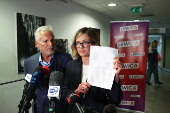 Presidential candidate Magdalena Biejat campaigns in Katowice