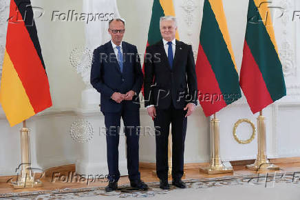 German Chancellor Friedrich Merz visits Lithuania
