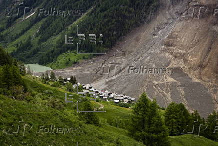 Aftermath of Birch Glacier collapse in Switzerland